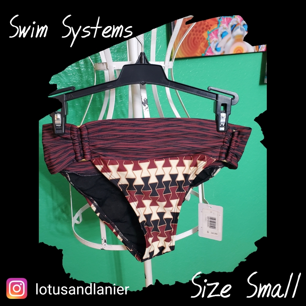 Swim Systems Banded Bikini Bottoms Sz Small